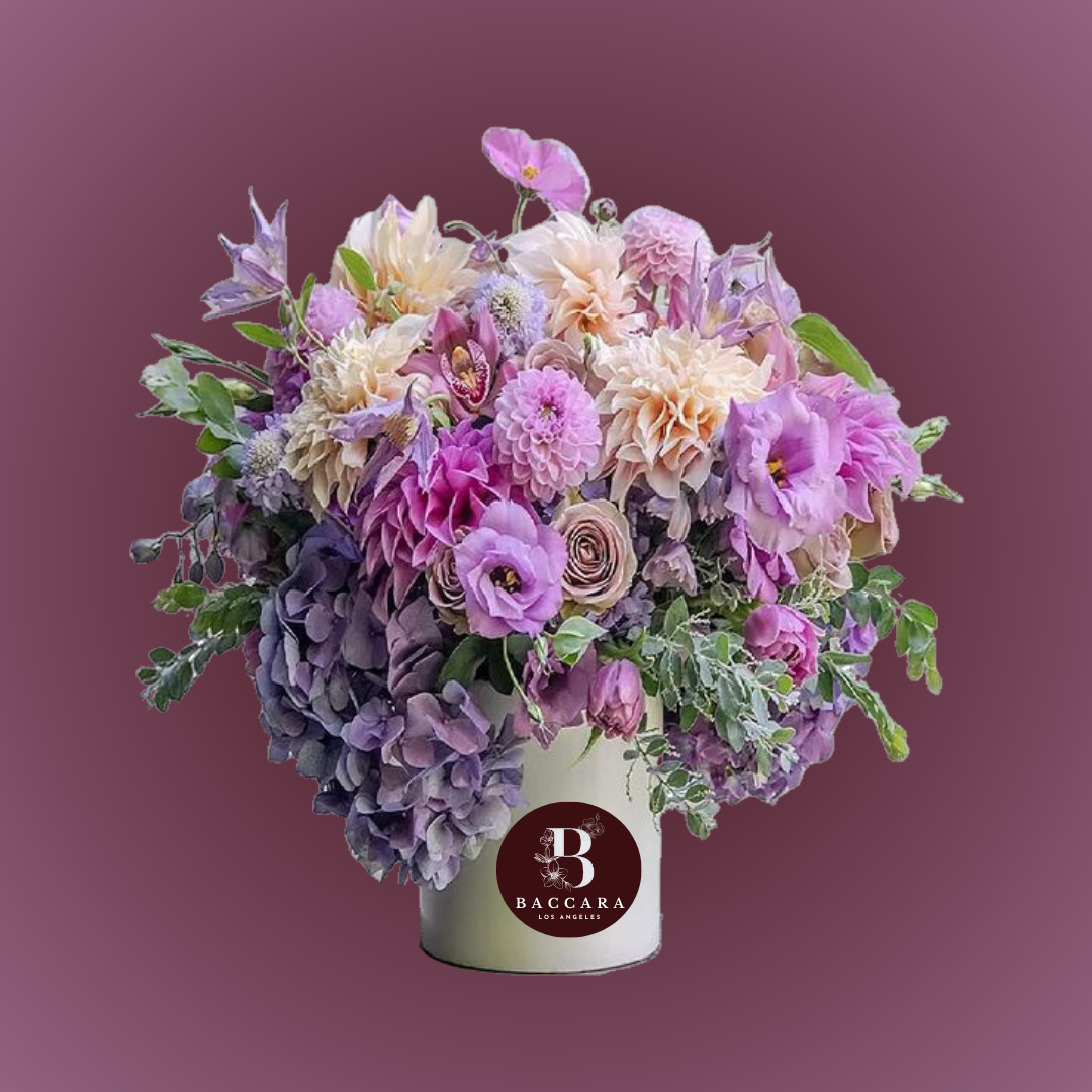 Lavender Dreams: Purple & Lavender Floral Arrangement