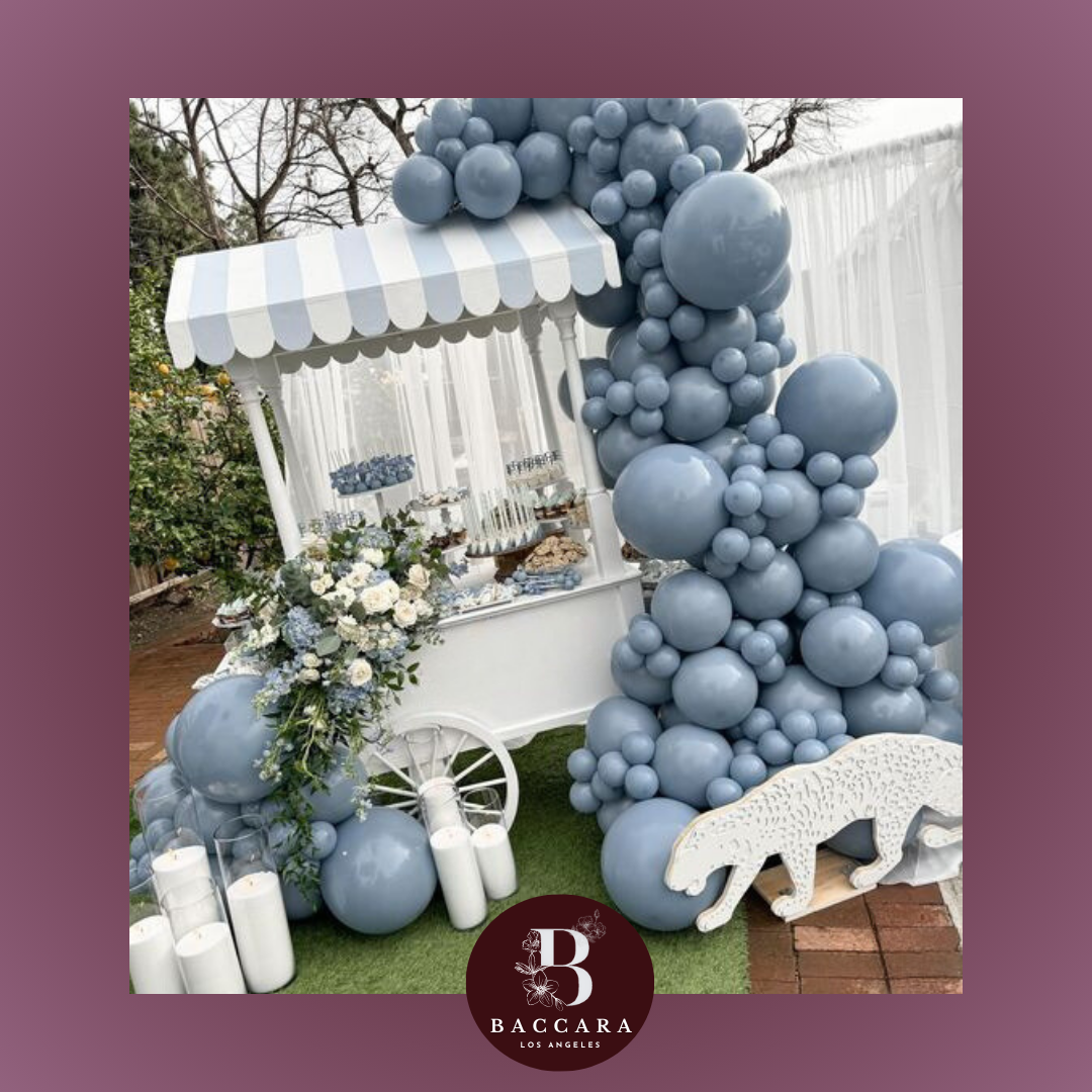 Whimsical Blooms: Blue Flower Design & Decor for Kids' Birthday Party