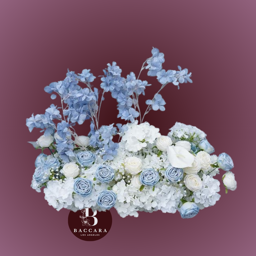 Whimsical Blooms: Blue Flower Design & Decor for Kids' Birthday Party