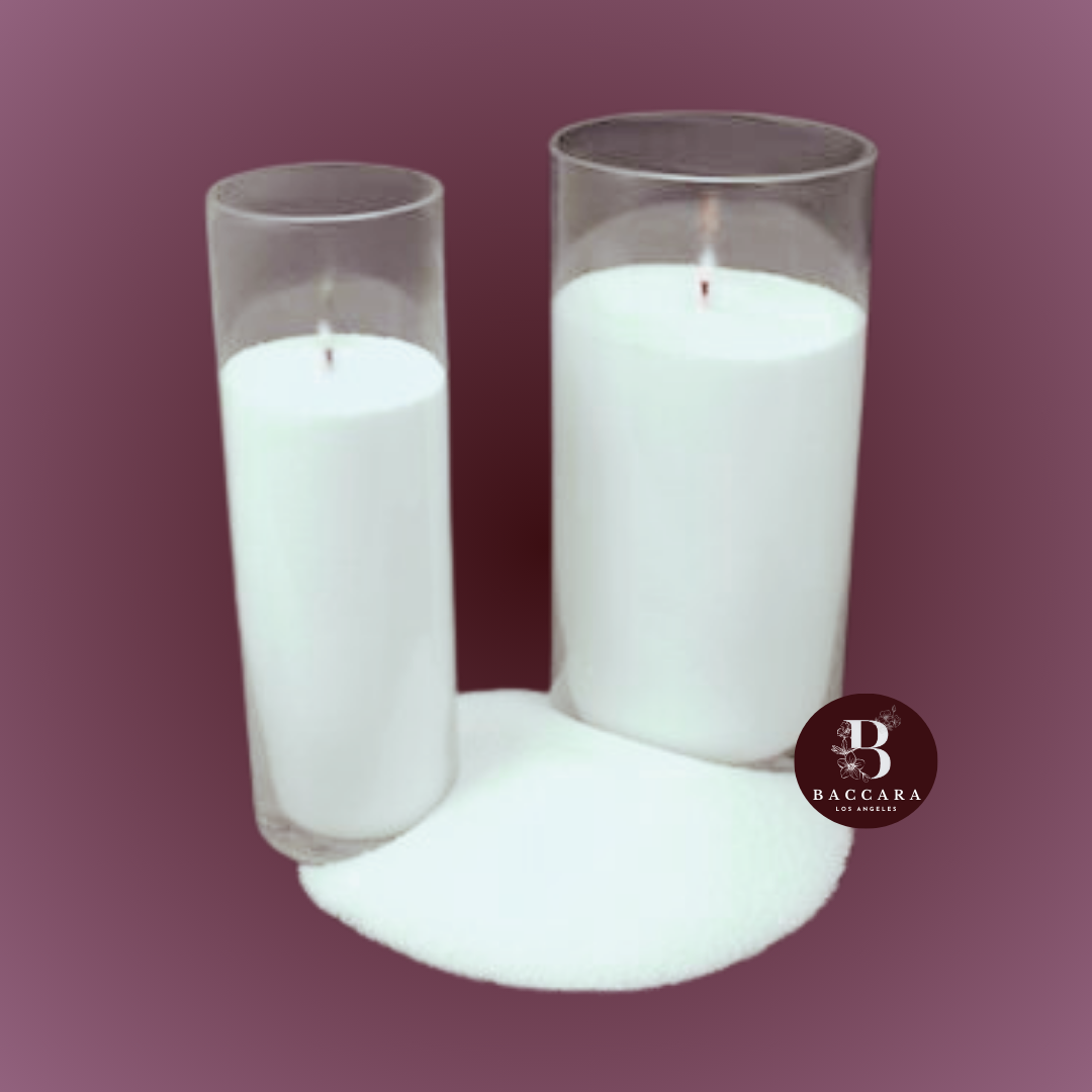 Luxury White Pearl Candles