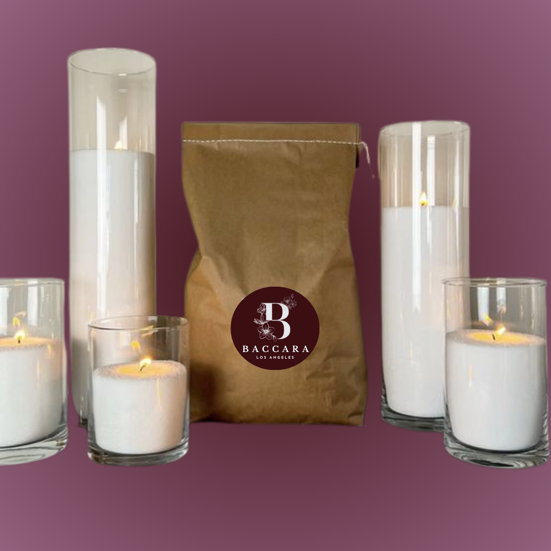 Luxury White Pearl Candles
