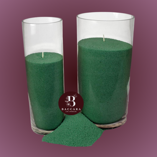 Emerald Green Pearl Candles