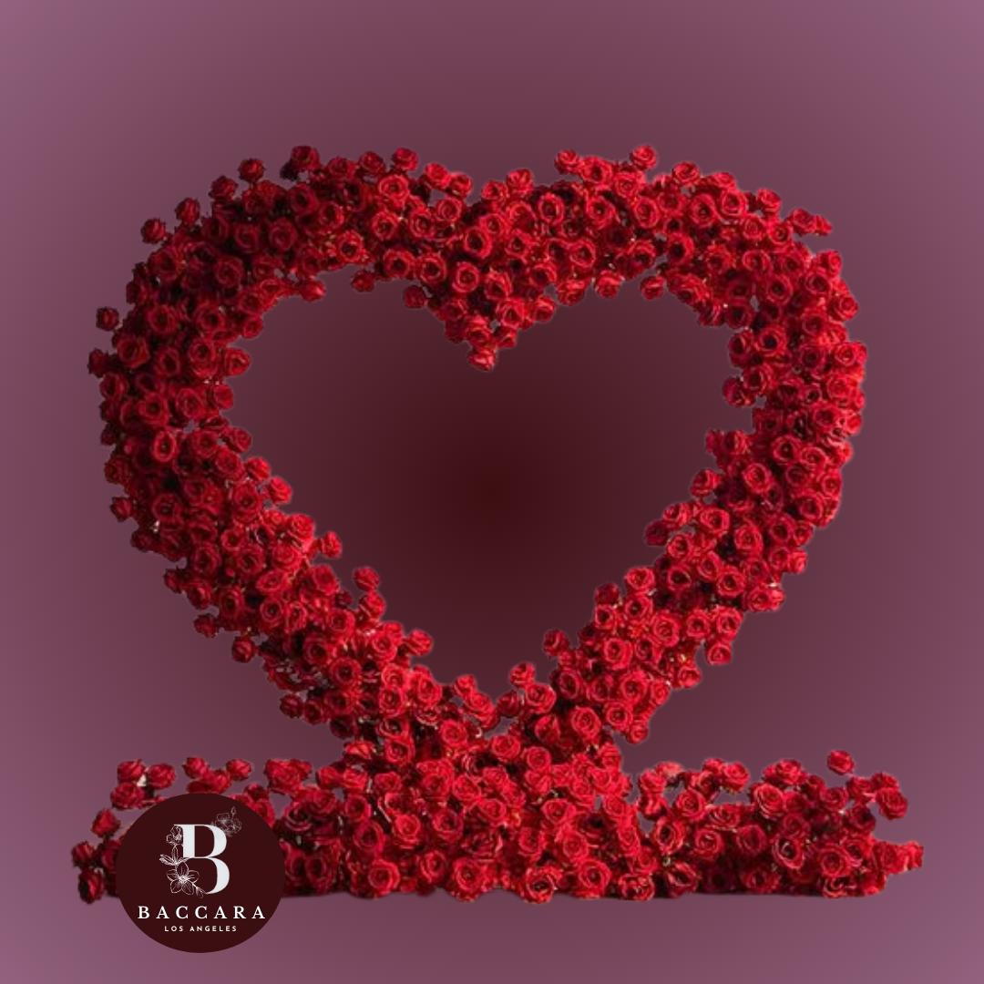 Heartfelt Blooms: Valentine's Day Flower Heart