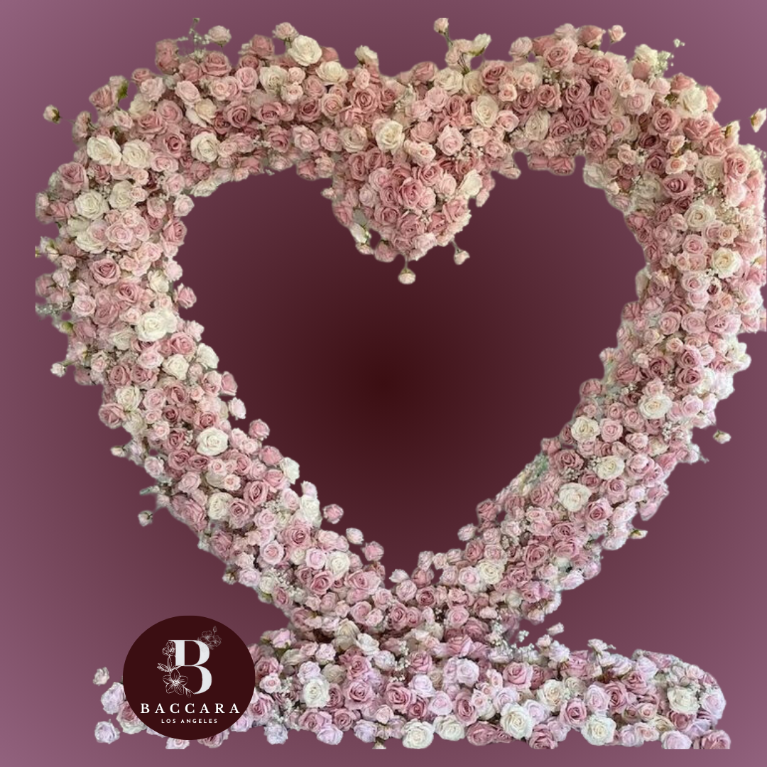Heartfelt Blooms: Valentine's Day Flower Heart