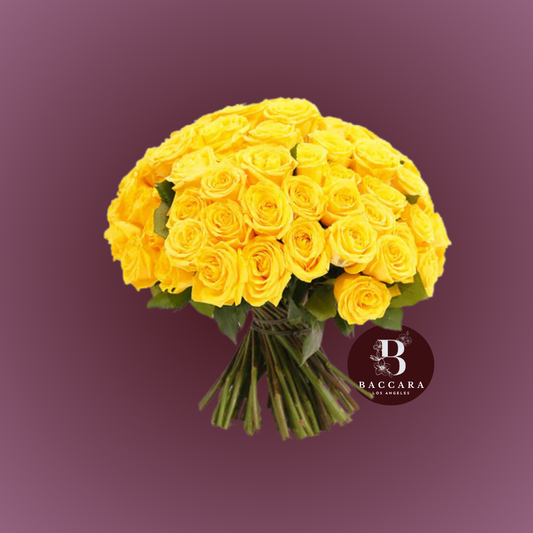 Golden Glow:  Pure Yellow Roses