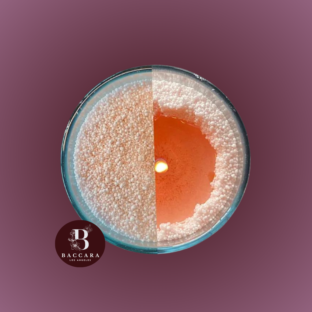 Luxurious Blush Pearl Candles