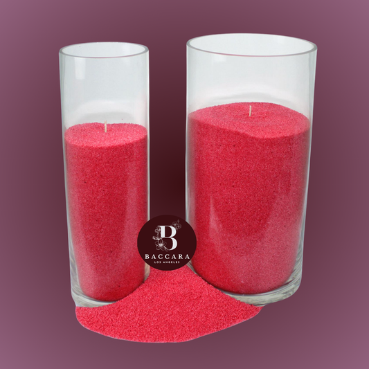 Radiant Red Pearl Candles