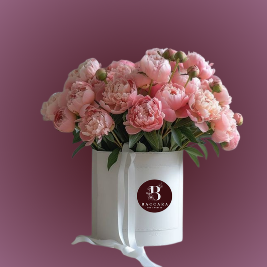 Peony Perfection: All-Pink Spring Floral Arrangement