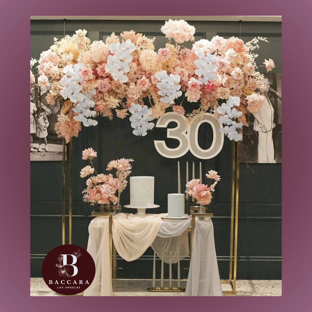 Opulent Blooms: Unique Floral Design for Luxury Birthday Celebrations