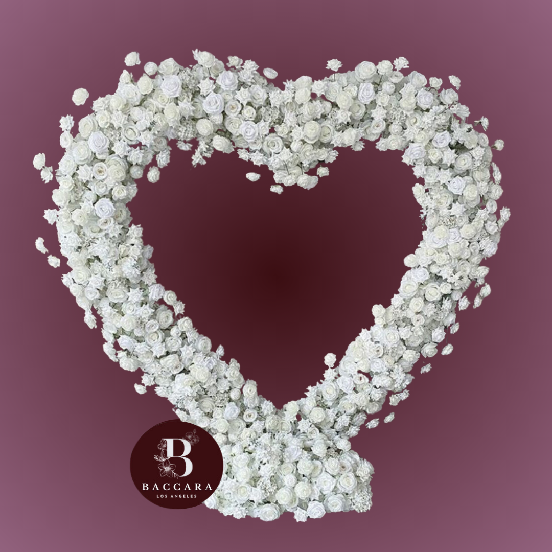 Heartfelt Blooms: Valentine's Day Flower Heart