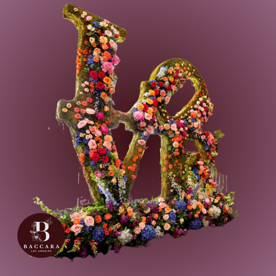 Floral LOVE Letters: A Romantic Valentine's Day Delight